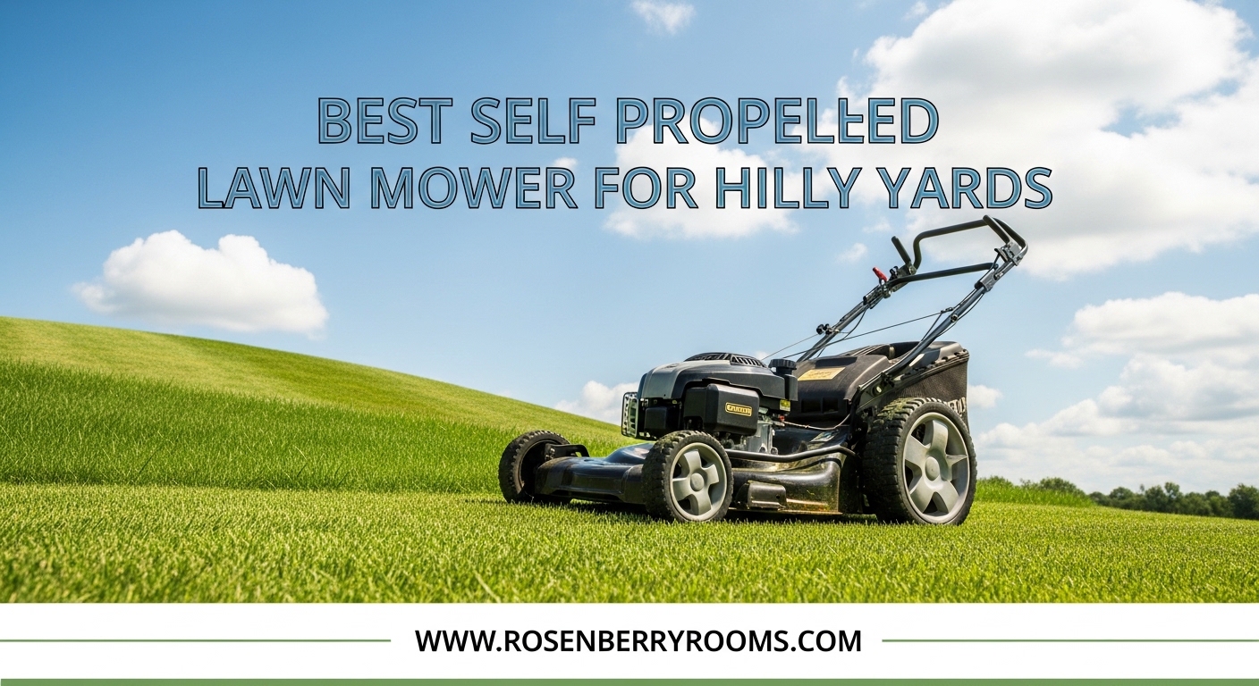 Best Self Propelled Lawn Mower for Hilly Yards