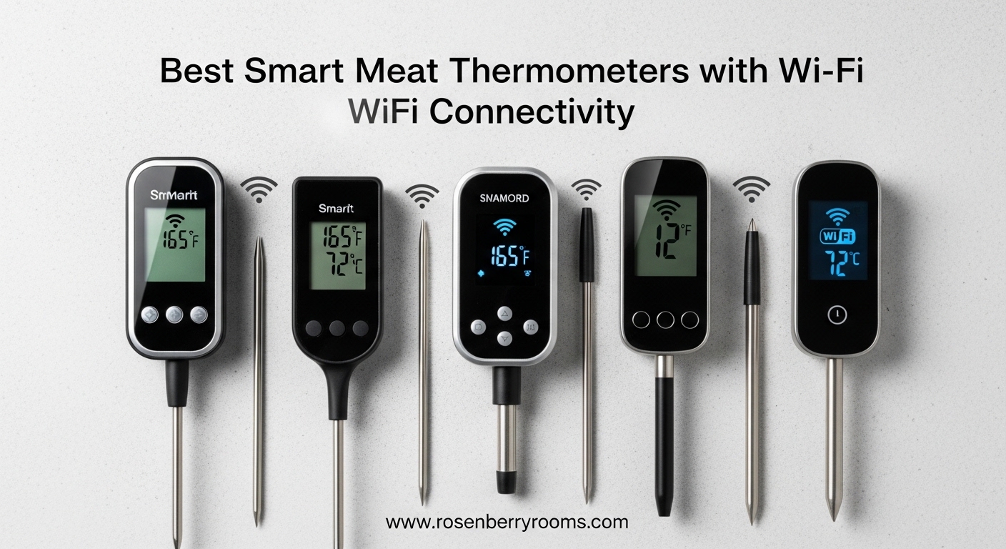 Best Smart Meat Thermometers with Wi-Fi Connectivity