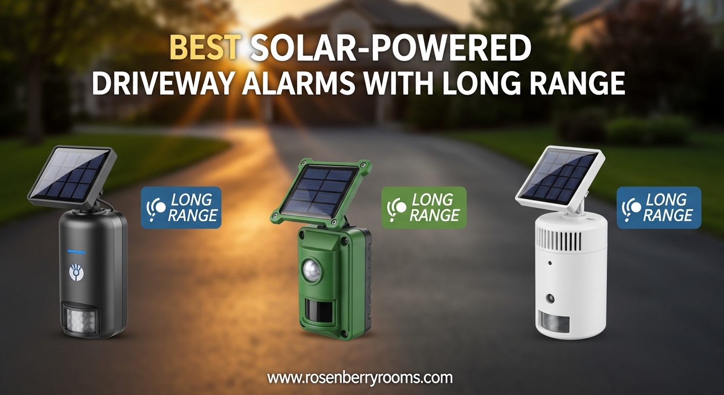 Best Solar-Powered Driveway Alarms with Long Range