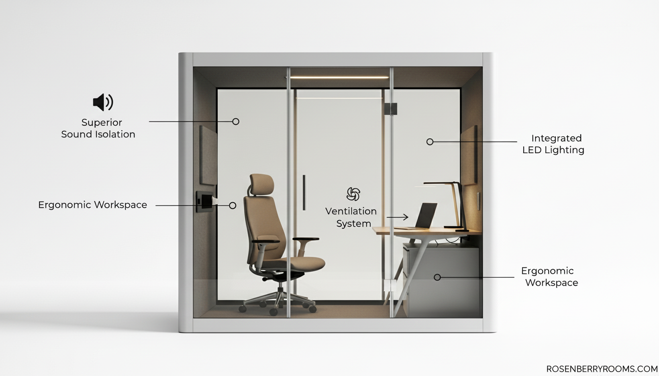 Best Soundproof Privacy Booths for Home Offices
