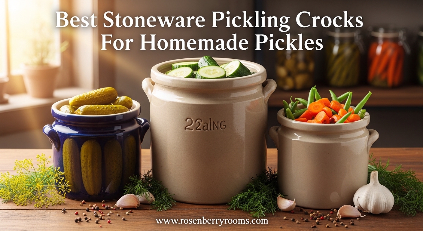 Best Stoneware Pickling Crocks For Homemade Pickles
