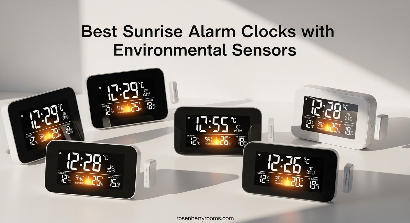 Best Sunrise Alarm Clocks with Environmental Sensors