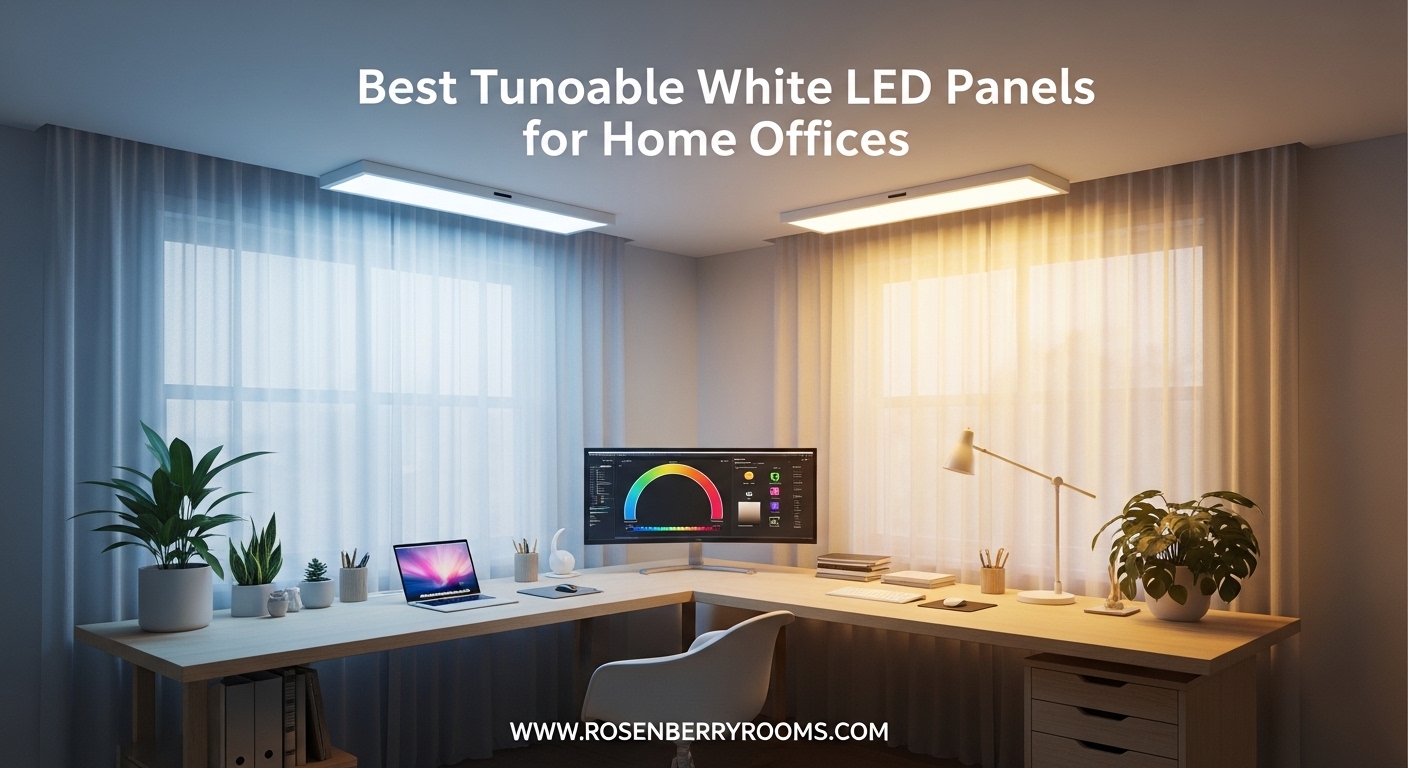 Best Tunable White LED Panels for Home Offices