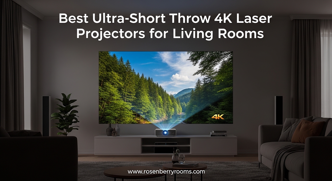 Best Ultra-Short Throw 4K Laser Projectors for Living Rooms