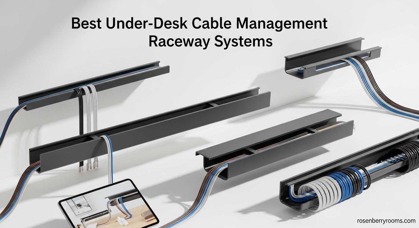 Best Under-Desk Cable Management Raceway Systems
