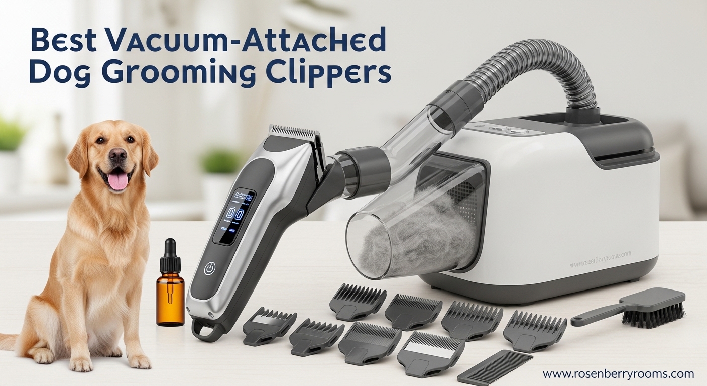 Best Vacuum-Attached Dog Grooming Clippers