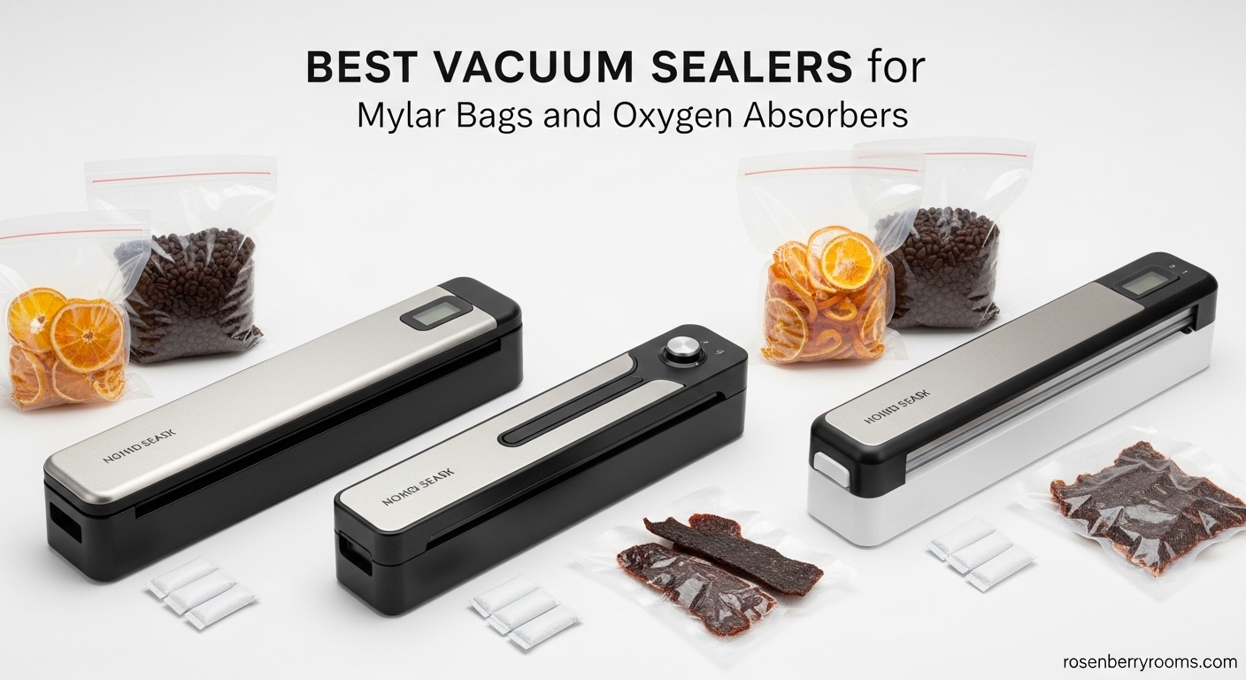 Best Vacuum Sealers for Mylar Bags and Oxygen Absorbers