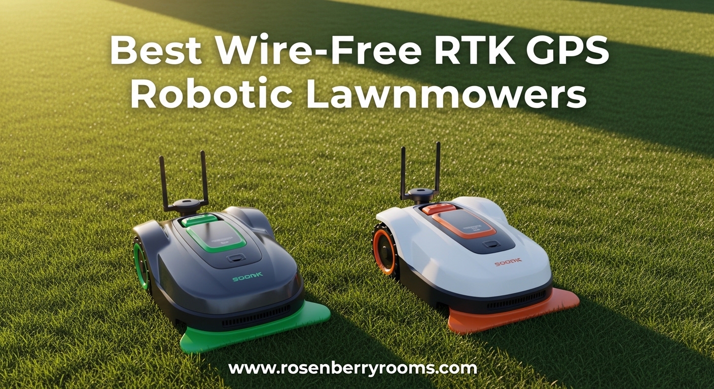 Best Wire-Free RTK GPS Robotic Lawnmowers