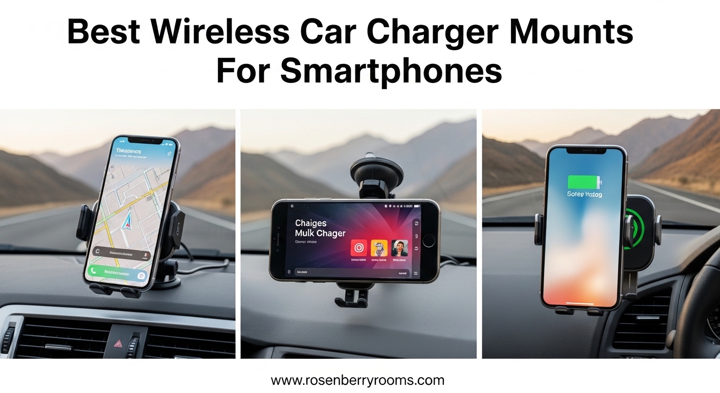 Best Wireless Car Charger Mounts For Smartphones