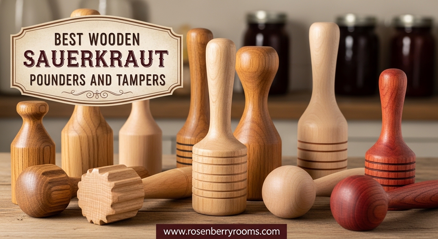 Best Wooden Sauerkraut Pounders and Tampers