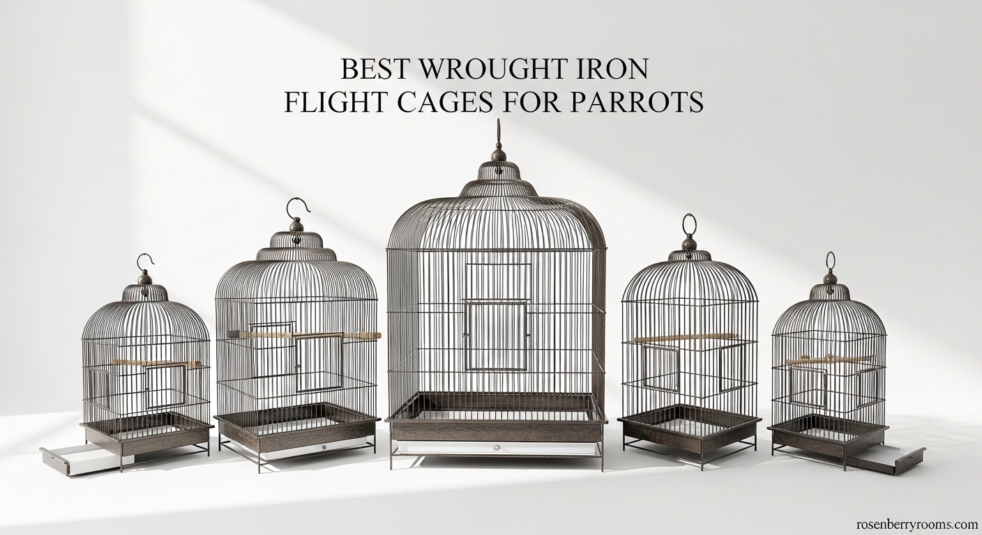 Best Wrought Iron Flight Cages for Parrots