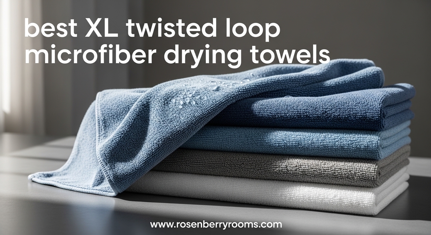 Best XL Twisted Loop Microfiber Drying Towels