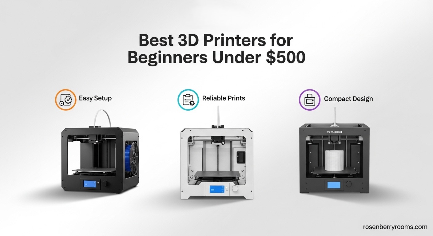 best 3D printers for beginners under $500