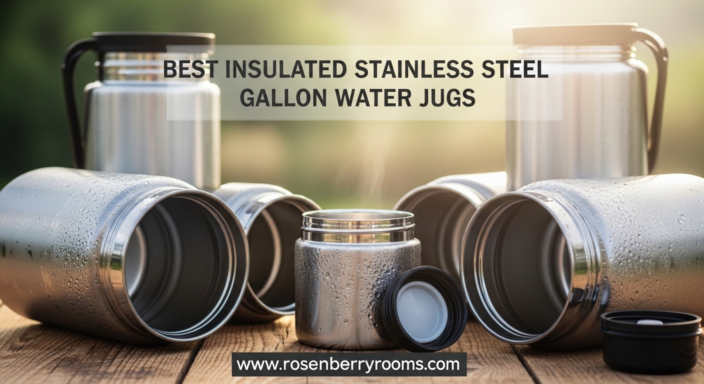 best insulated stainless steel gallon water jugs