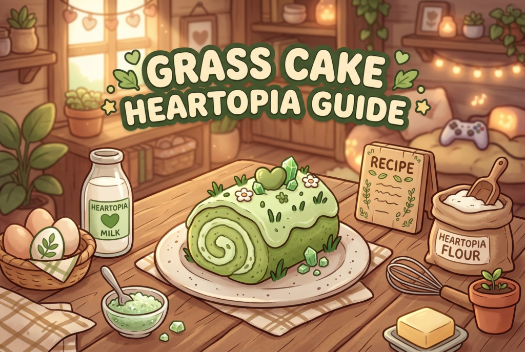Current image: Grass Cake Heartopia Guide: What It Is & How to Make It