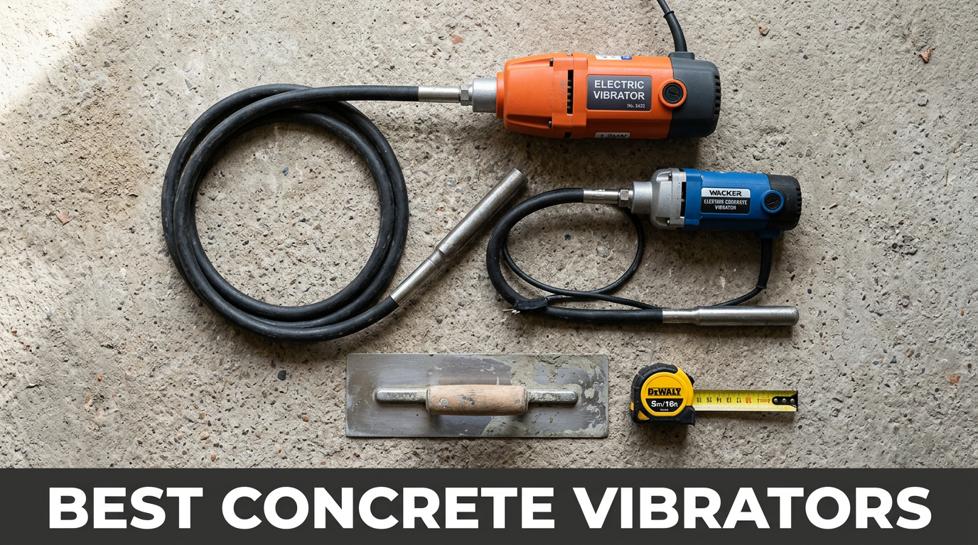 Best Concrete Vibrators for Eliminating Air Pockets