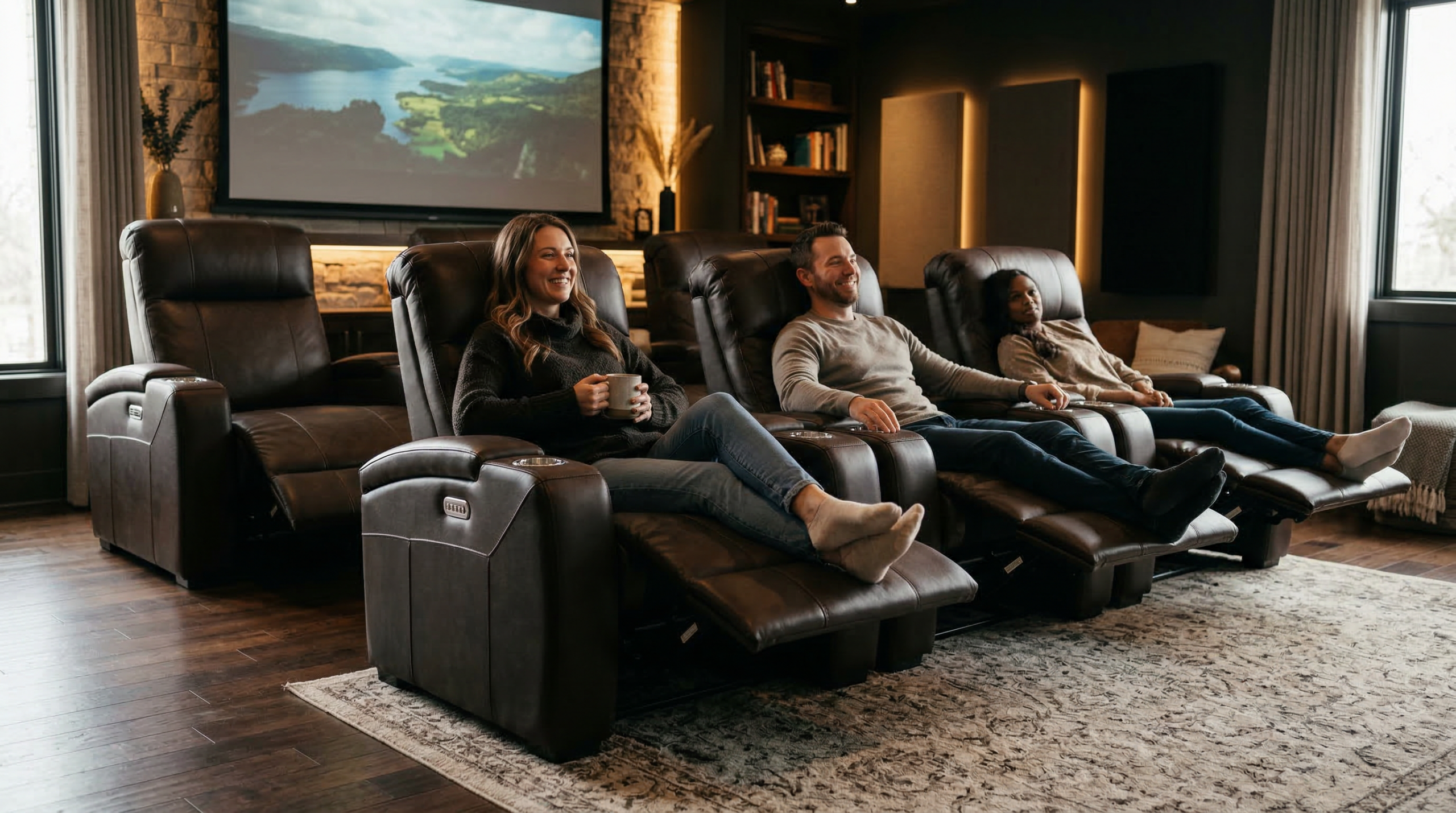 Best Home Theater Seating with Power Recline