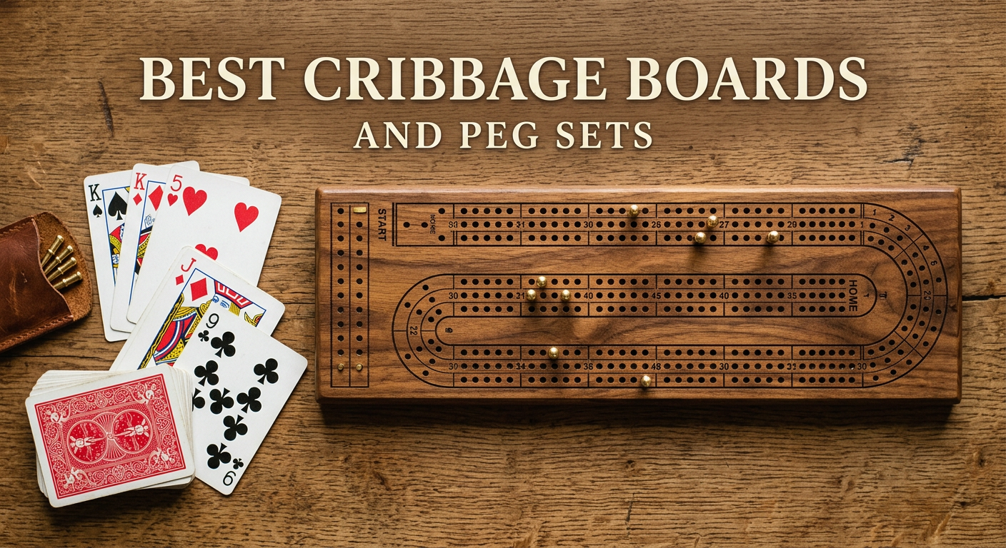 Best Cribbage Boards and Peg Sets