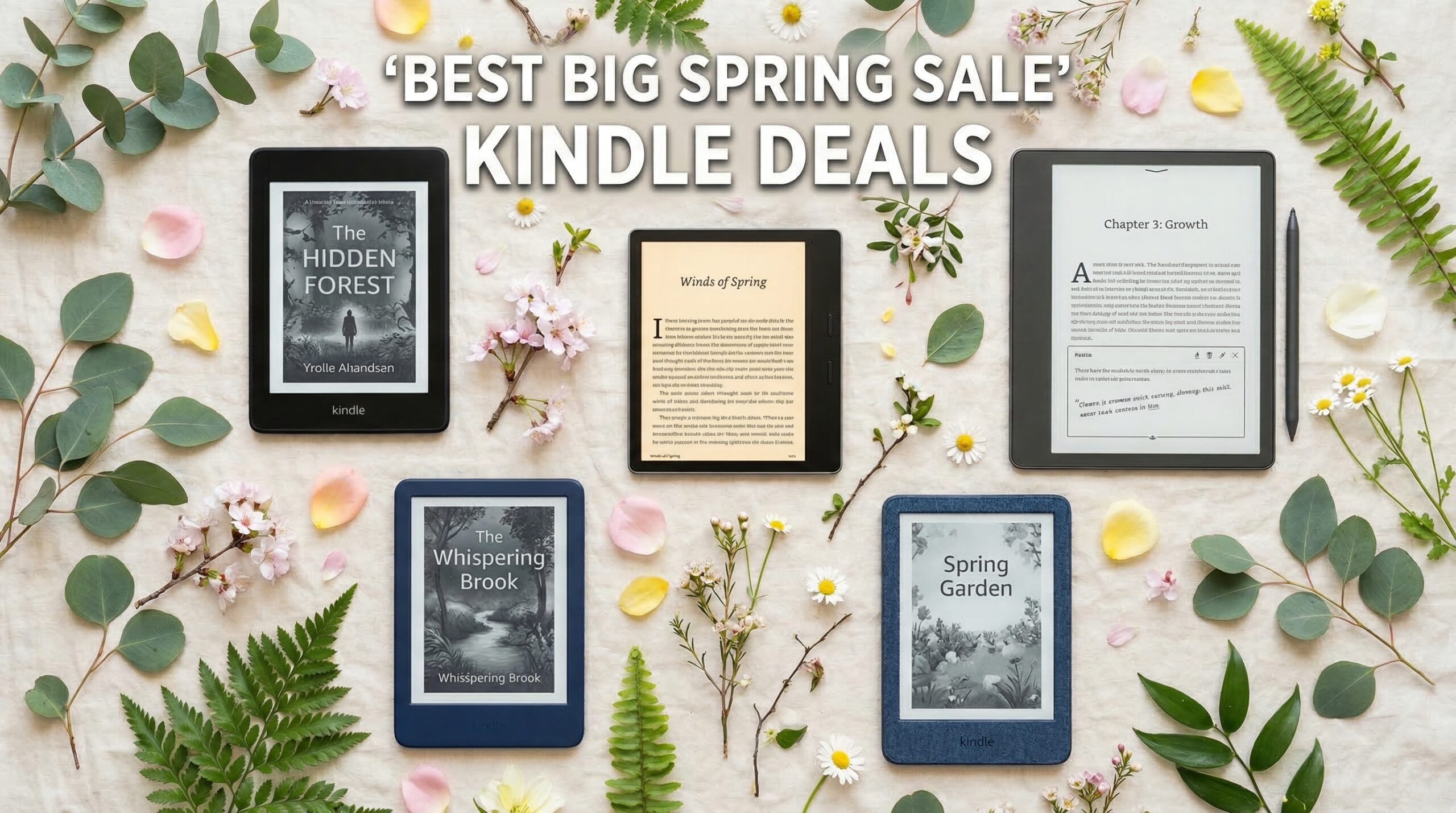 Best Big Spring Sale Kindle Deals on Amazon