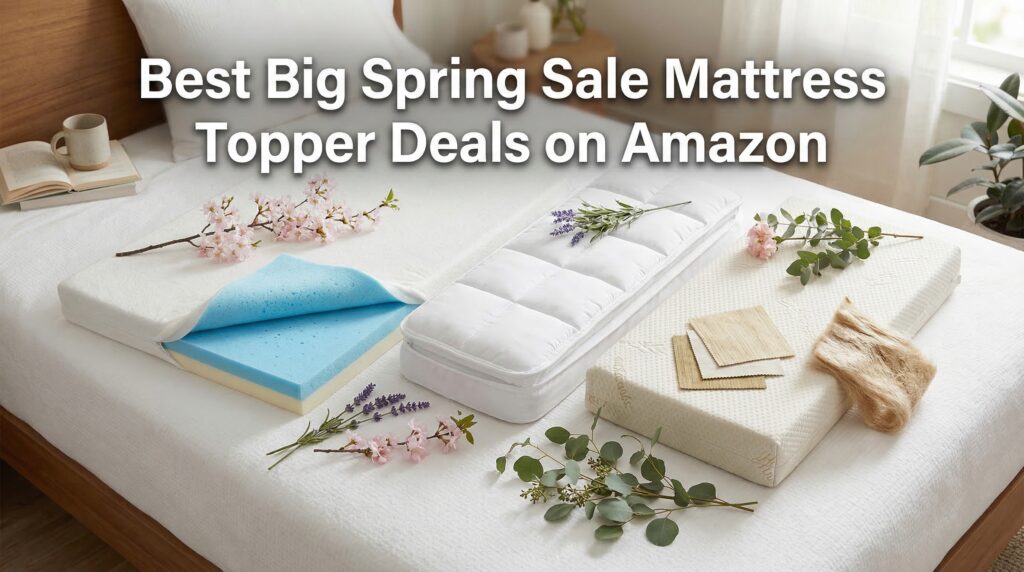 Current image: Best Big Spring Sale Mattress Topper Deals on Amazon