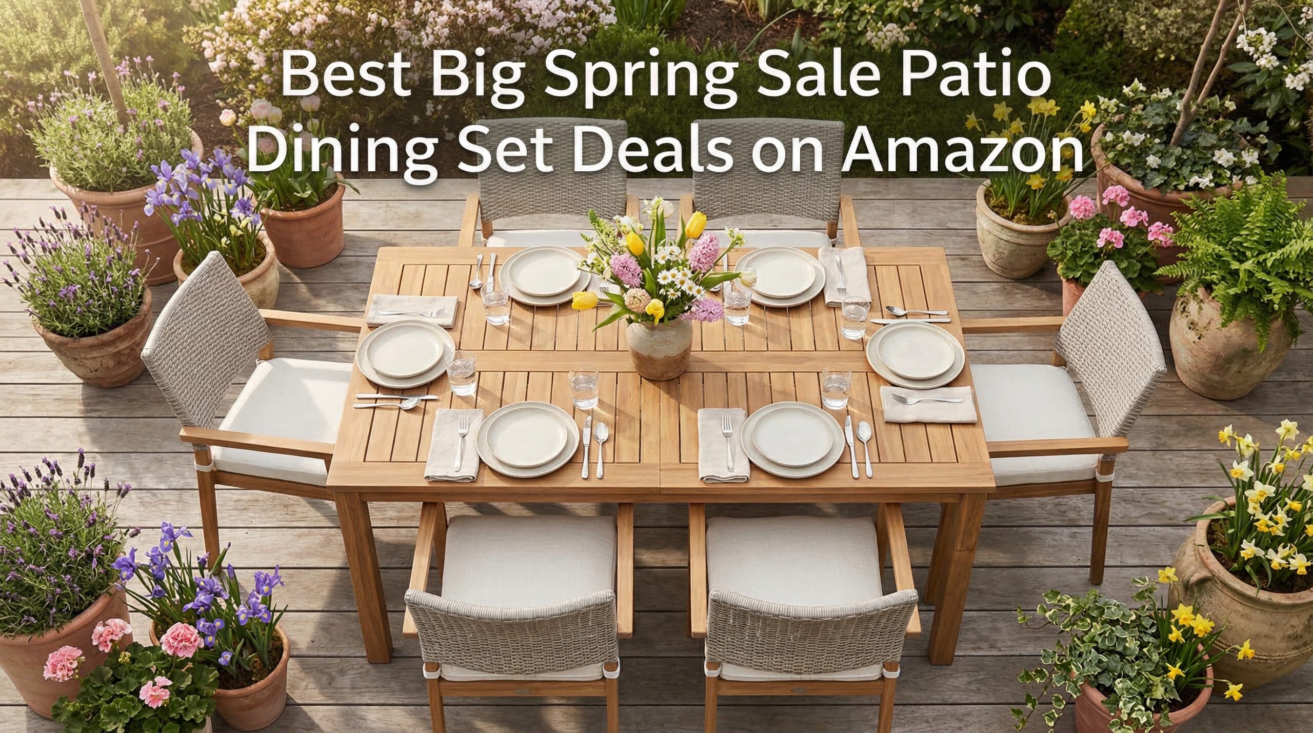 Best Big Spring Sale Patio Dining Set Deals on Amazon