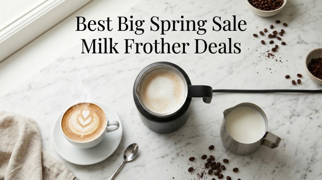 Current image: Best Big Spring Sale Milk Frother Deals on Amazon
