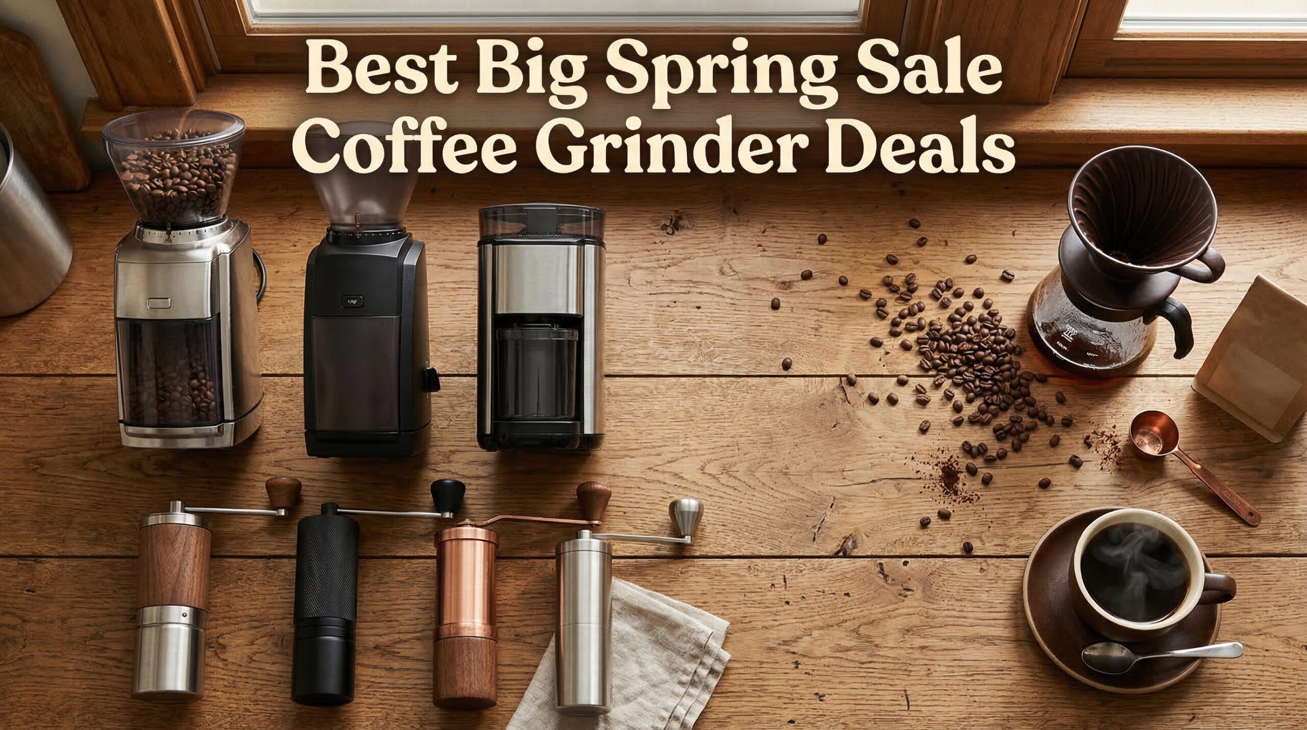 Best Big Spring Sale Coffee Grinder Deals on Amazon
