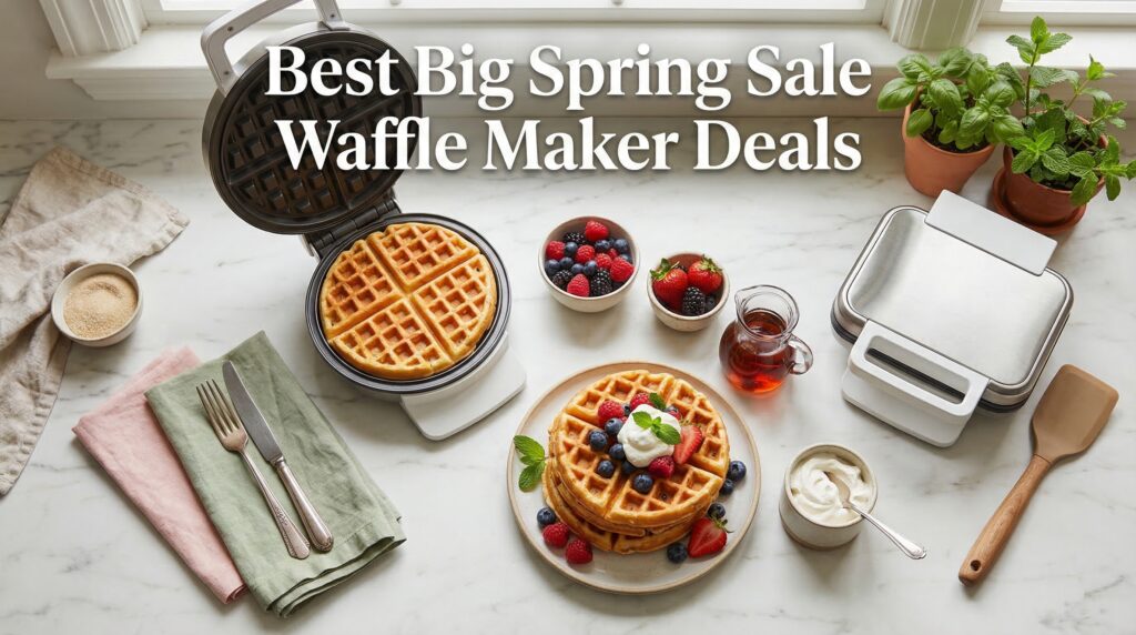 Current image: Best Big Spring Sale Waffle Maker Deals on Amazon