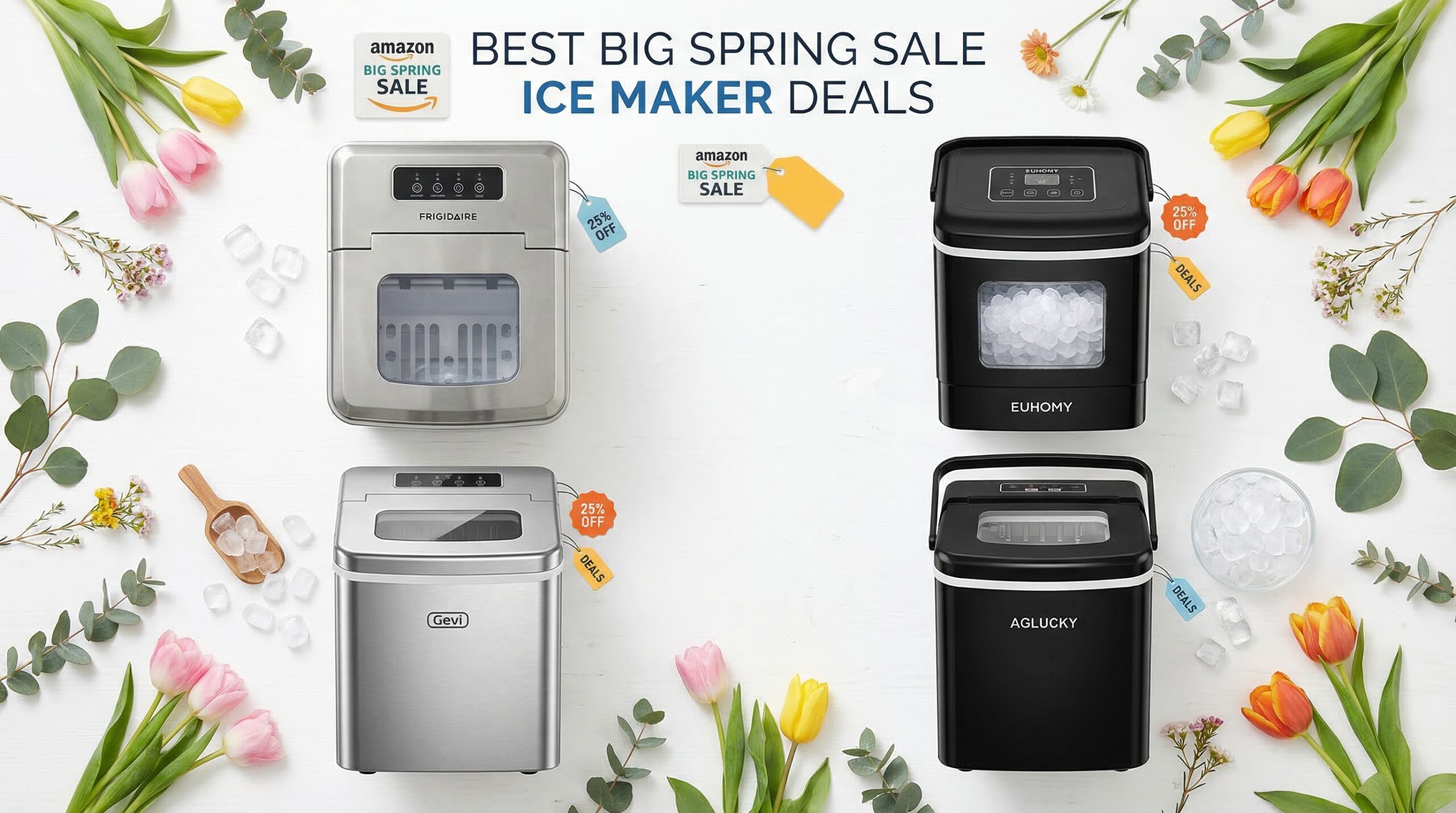 Best Big Spring Sale Countertop Ice Maker Deals on Amazon