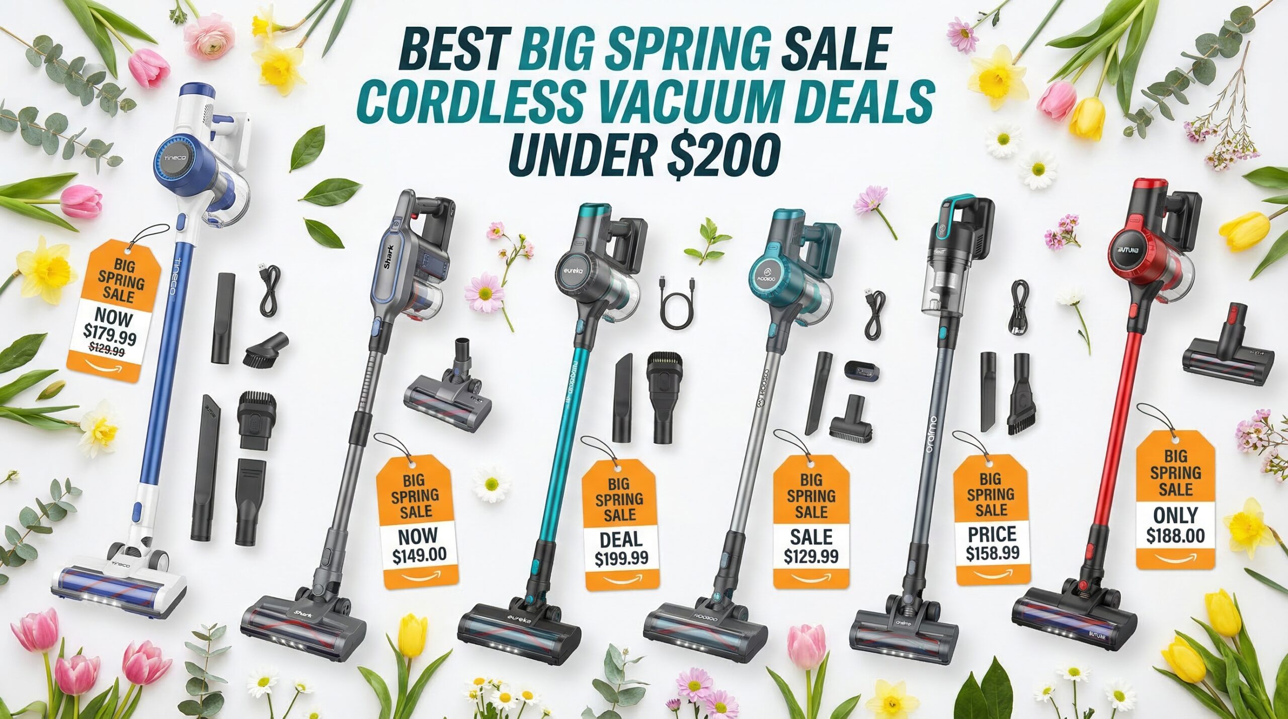 Best Big Spring Sale Cordless Vacuum Under $200 Deals on Amazon