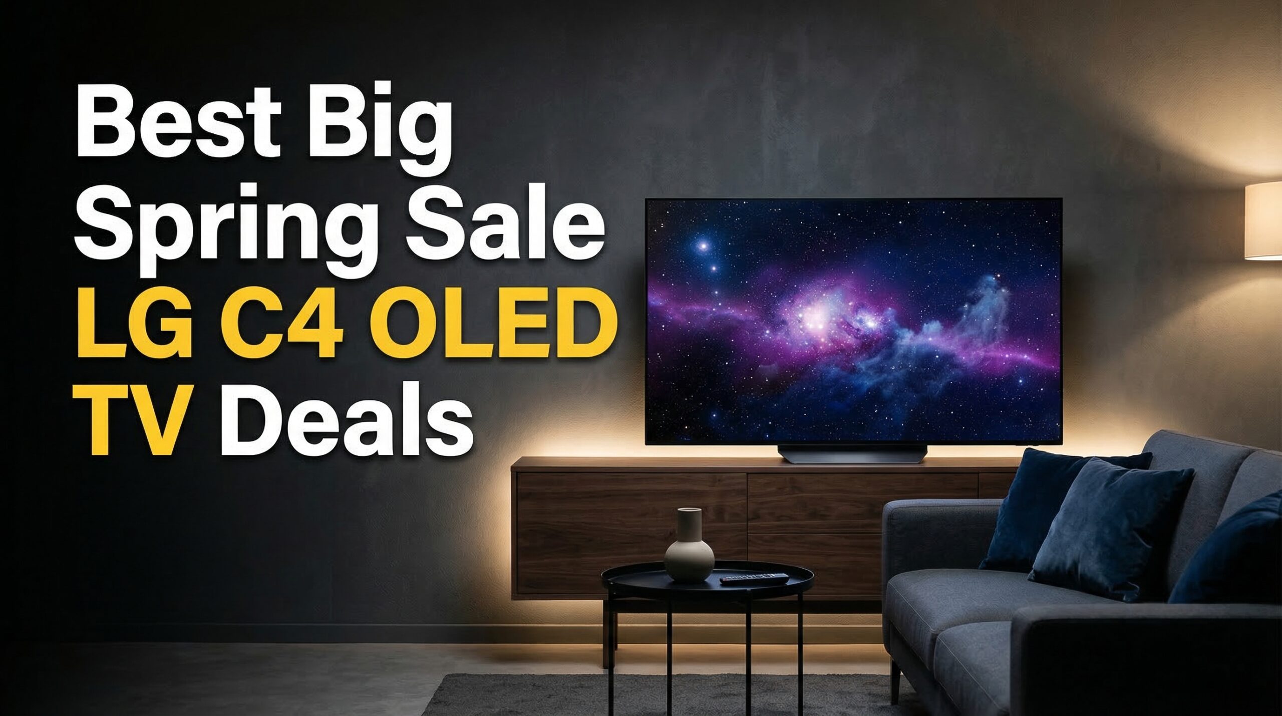 Best Big Spring Sale LG C4 OLED TV Deals on Amazon