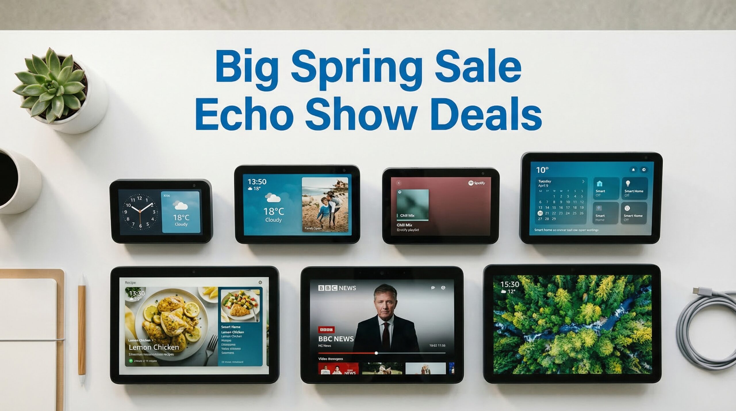 Best Big Spring Sale Echo Show Deals on Amazon