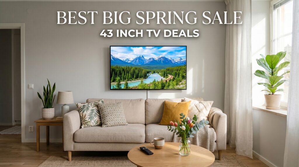 Current image: Best Big Spring Sale 43 Inch TV Deals on Amazon