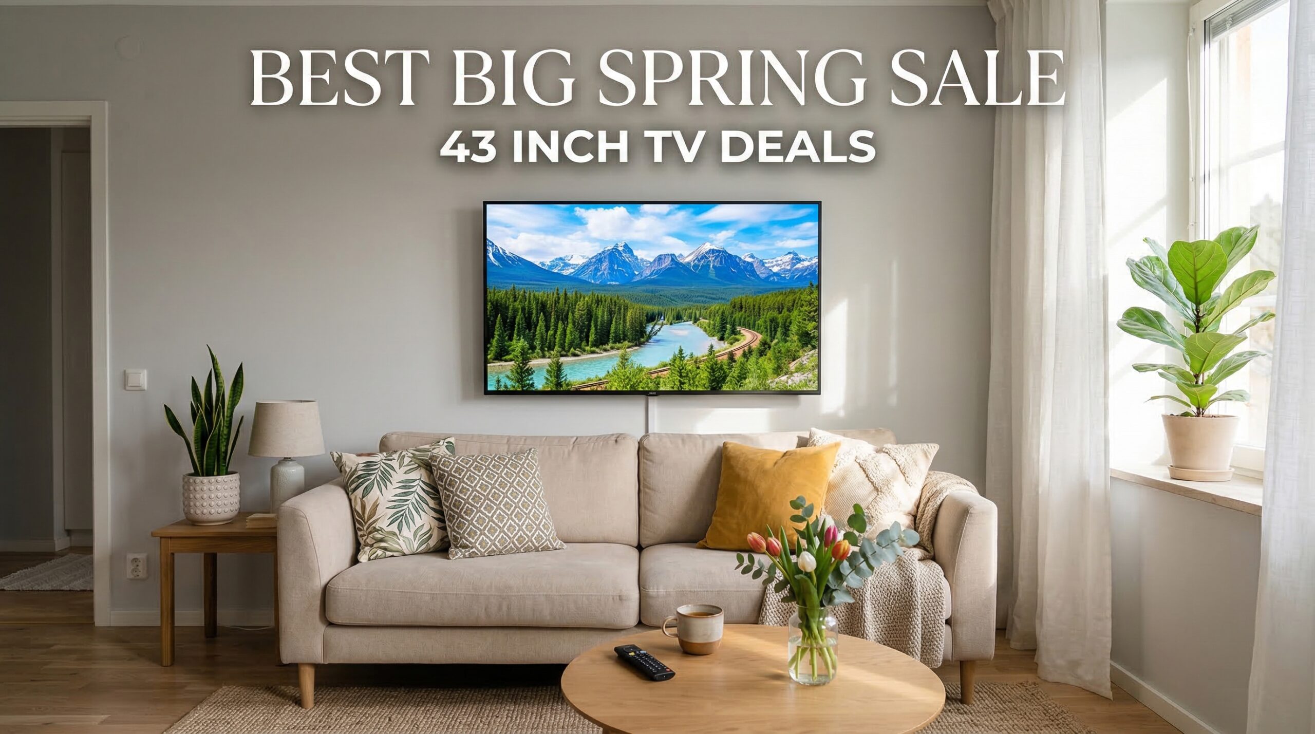 Best Big Spring Sale 43 Inch TV Deals on Amazon