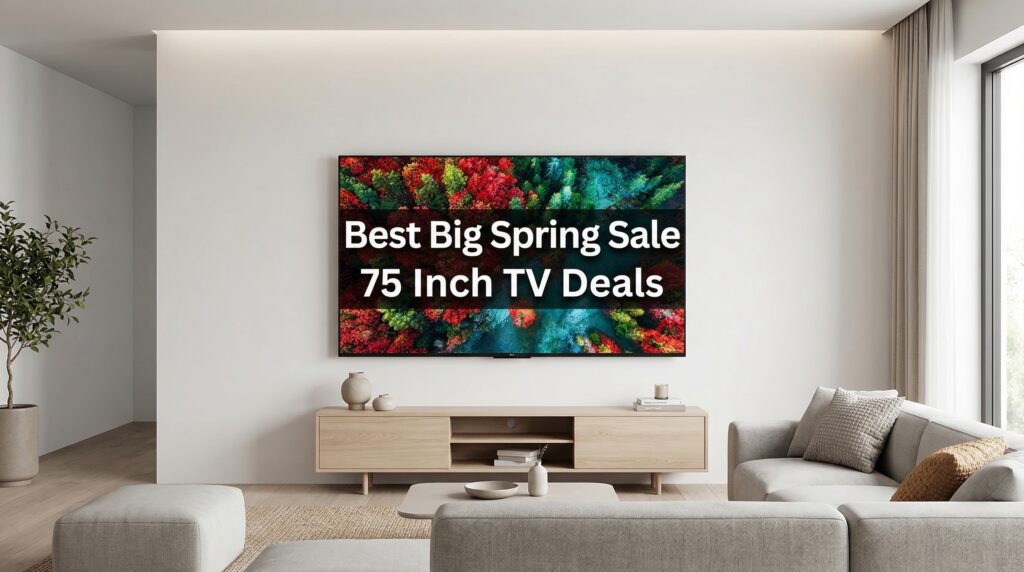 Current image: Best Big Spring Sale 75 Inch TV Deals on Amazon