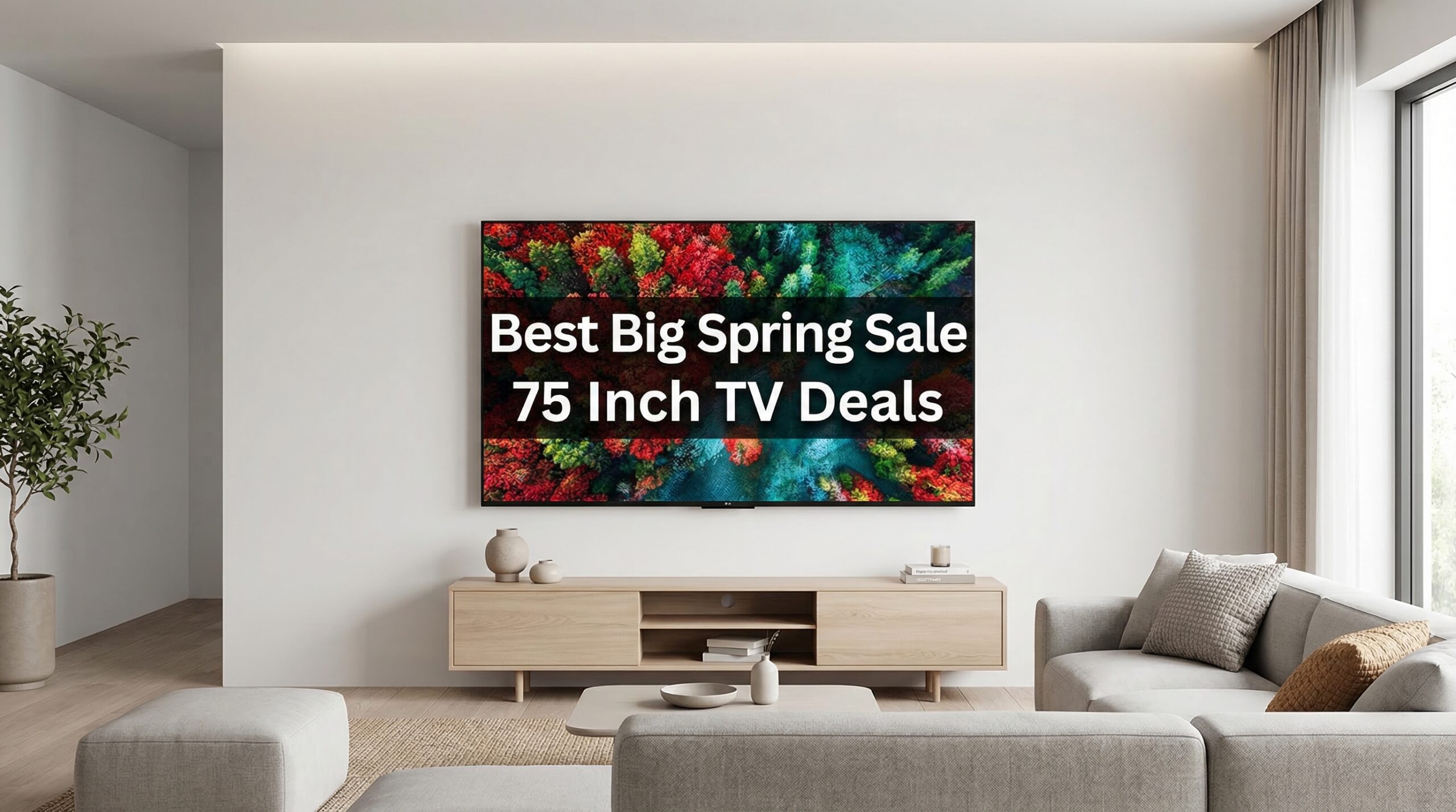 Best Big Spring Sale 75 Inch TV Deals on Amazon