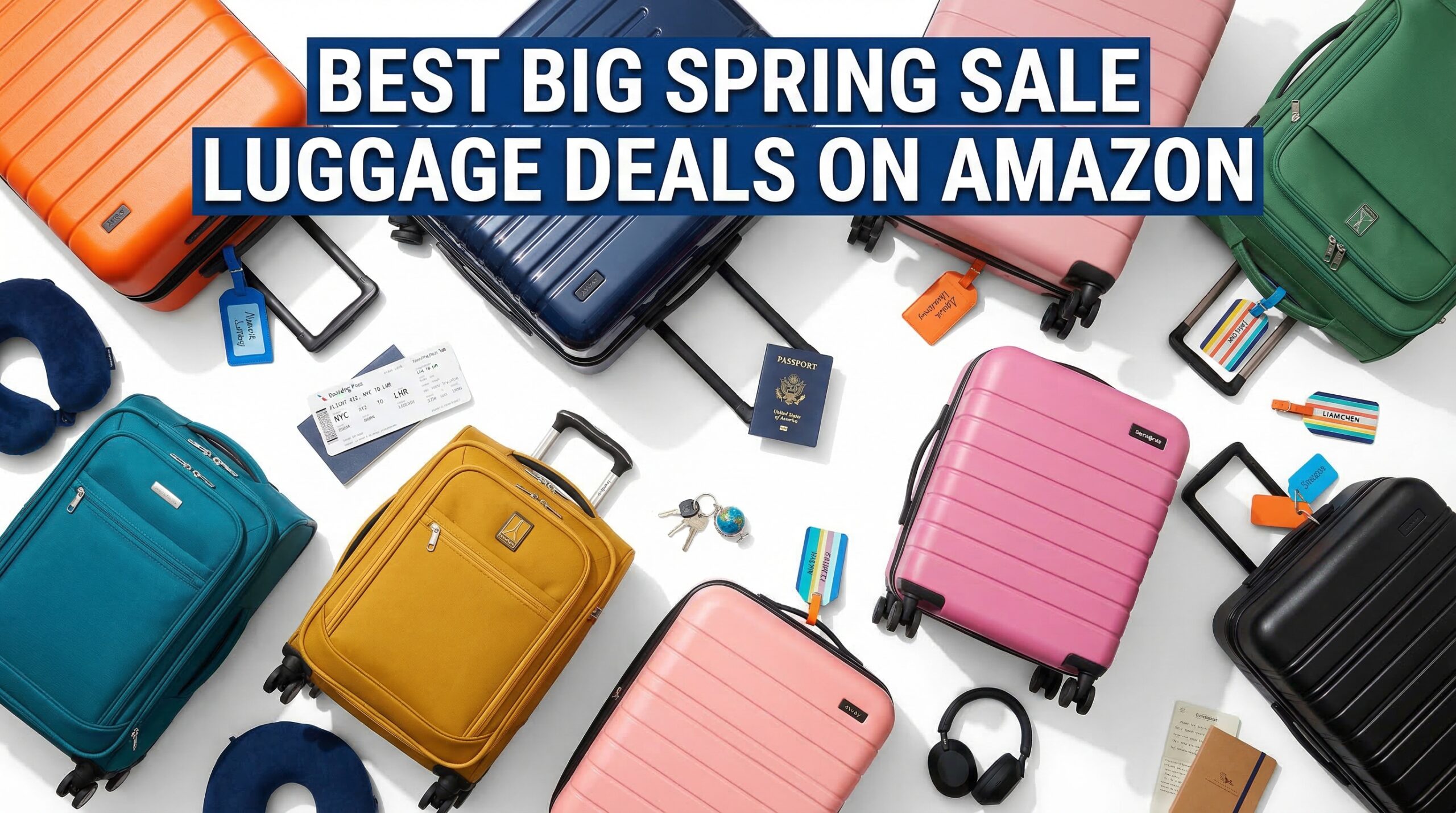 Best Big Spring Sale Luggage Deals on Amazon