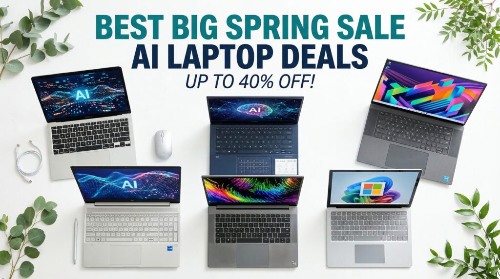 Current image: Best Big Spring Sale AI Laptop Deals on Amazon