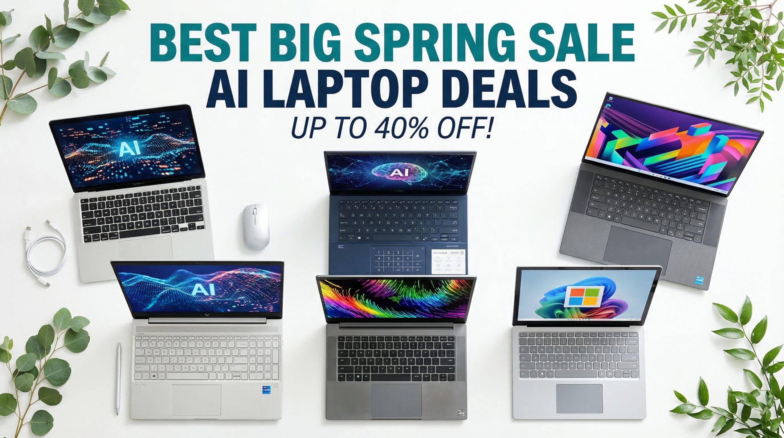 Best Big Spring Sale AI Laptop Deals on Amazon
