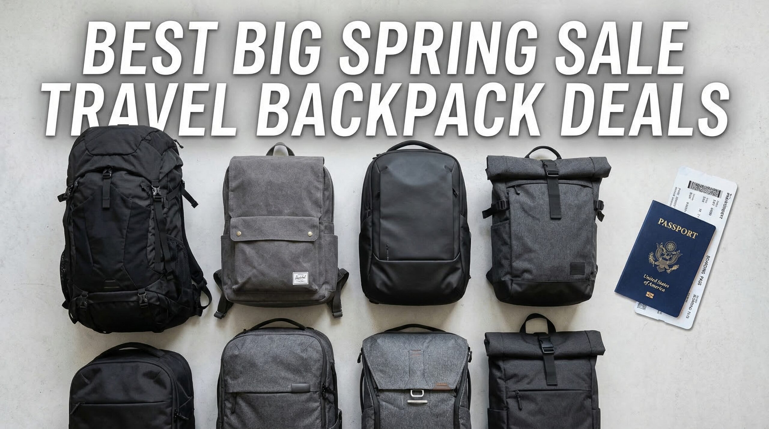 Best Big Spring Sale Travel Backpack Deals on Amazon