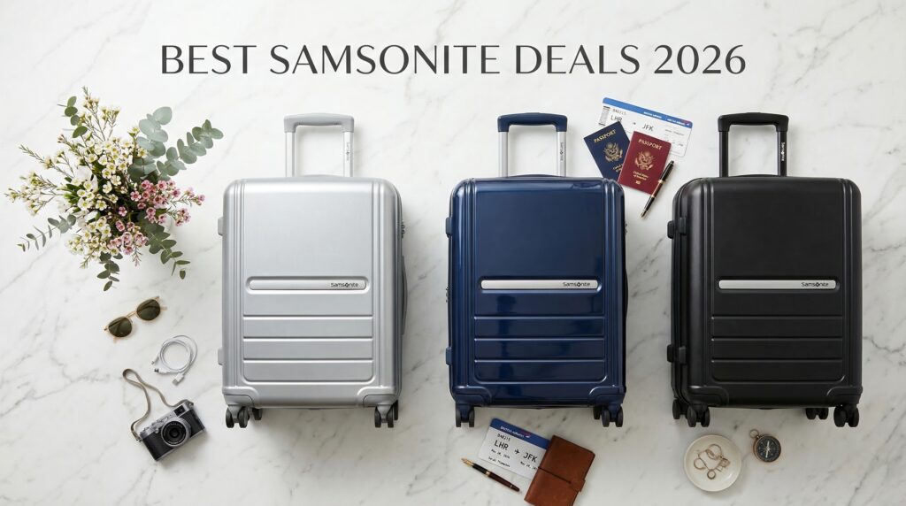 Current image: Best Big Spring Sale Samsonite Luggage Deals on Amazon