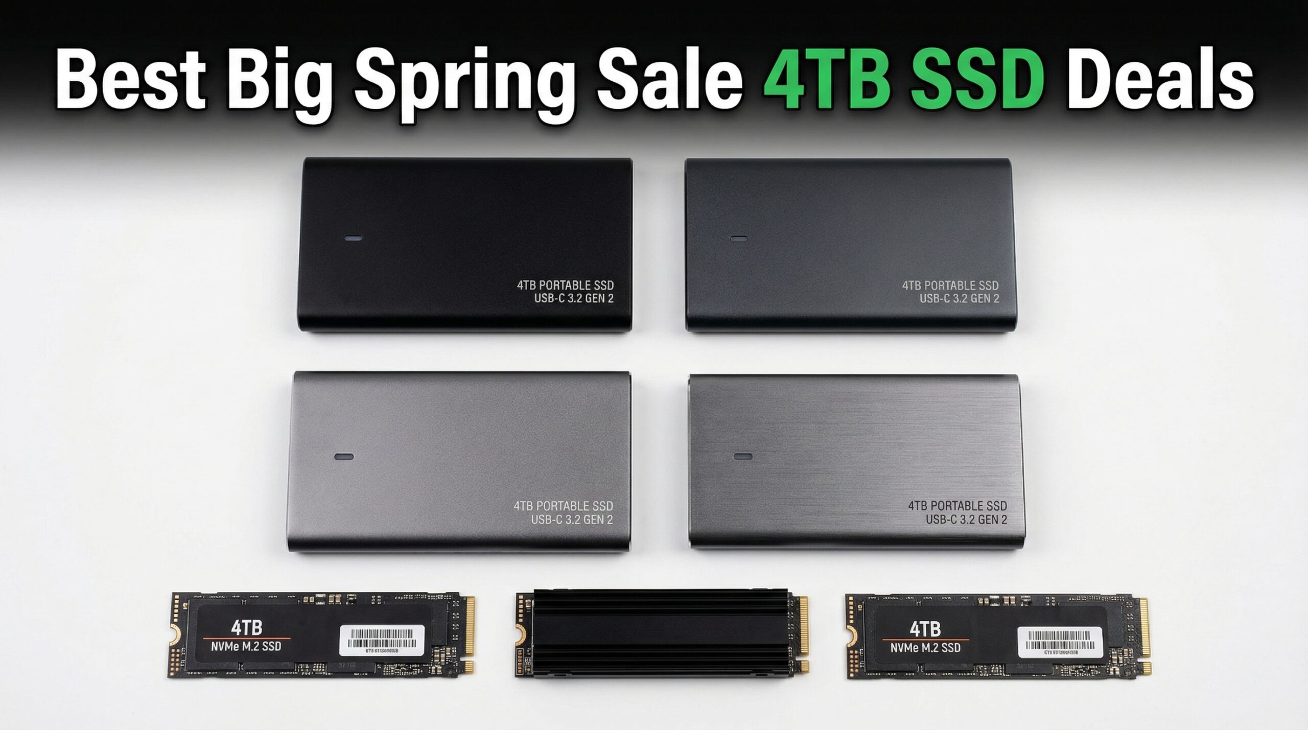 Best Big Spring Sale 4TB SSD Deals on Amazon