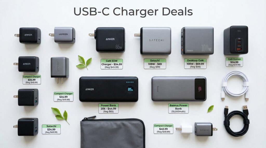 Current image: Best Big Spring Sale USB-C Charger Deals on Amazon