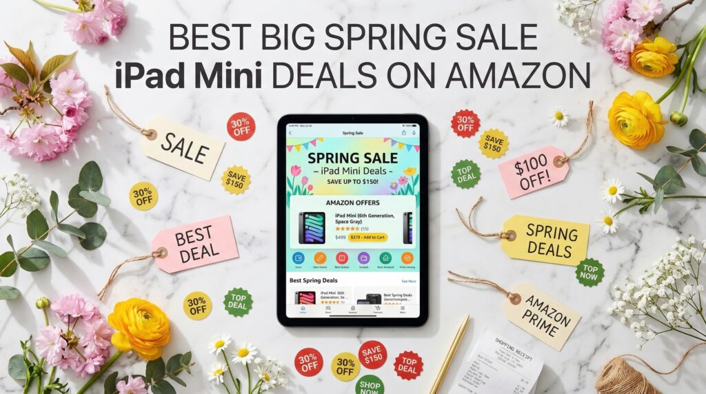Current image: Best Big Spring Sale iPad Mini Deals on Amazon