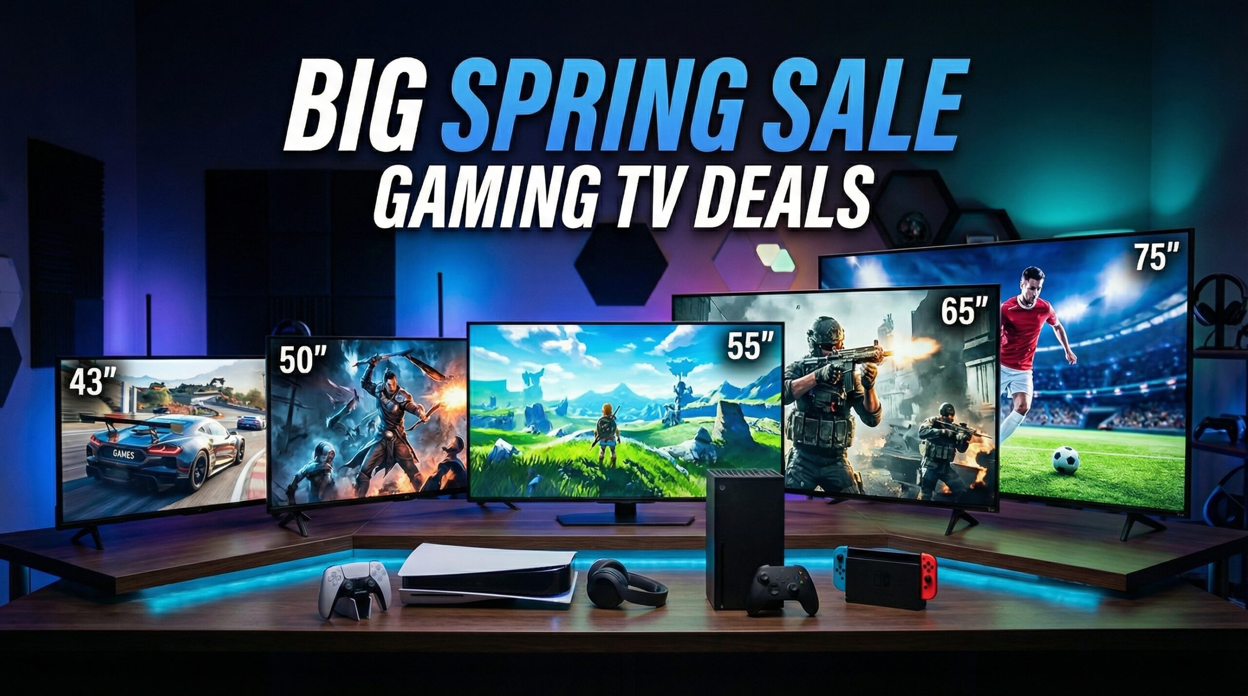 Best Big Spring Sale Gaming TV Deals on Amazon