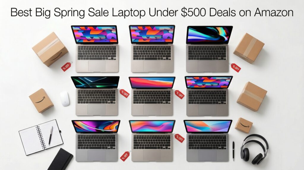 Current image: Best Big Spring Sale Laptop Under $500 Deals on Amazon