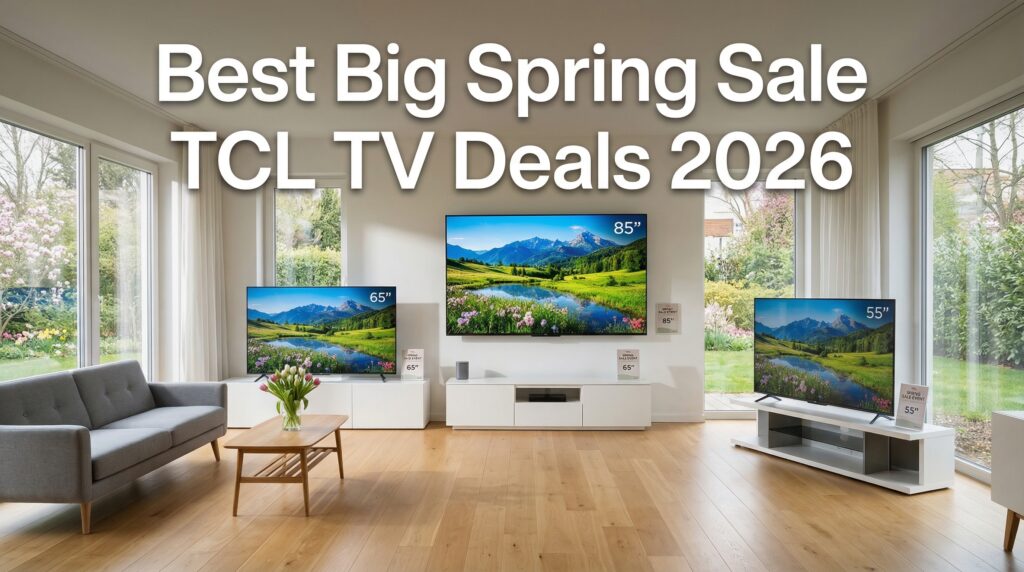 Current image: Best Big Spring Sale TCL TV Deals on Amazon