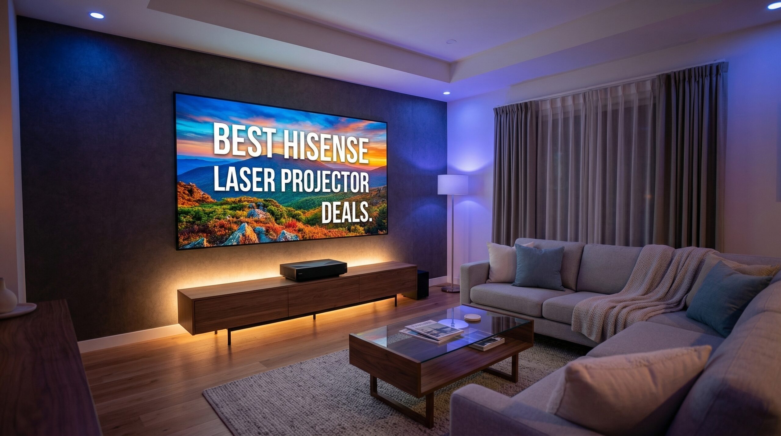 Best Big Spring Sale Hisense Laser Projector Deals on Amazon
