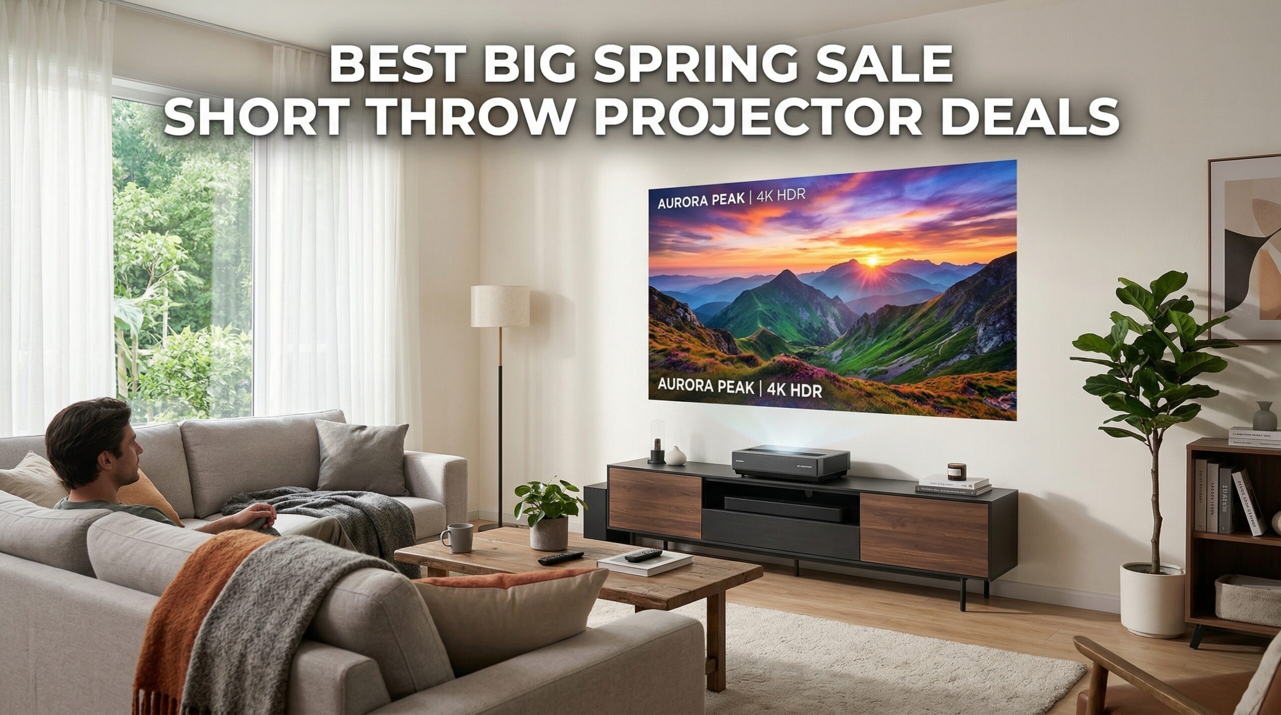 Best Big Spring Sale Short Throw Projector Deals on Amazon