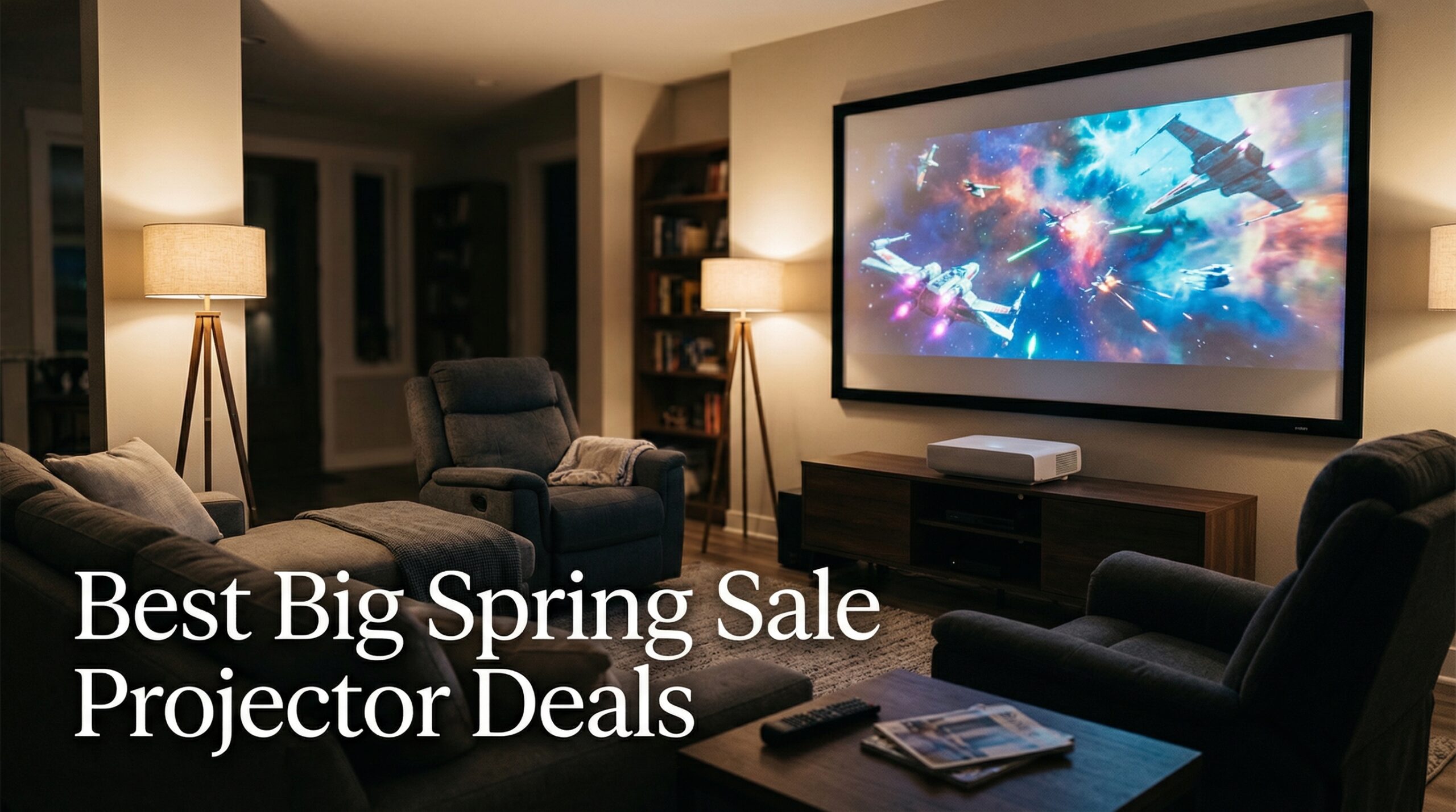 Best Big Spring Sale Home Theater Projector Deals on Amazon